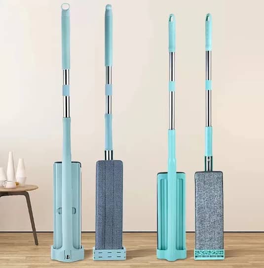 Wet Dry Flat Mop Kit with 360 - Degree Rotating Head for Home Use 7