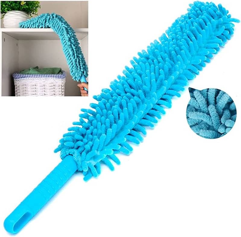 Portable Microfiber Duster Brush Extendable Hand Dust Cleaner Anti 5