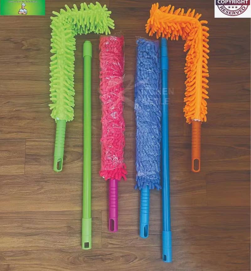 Portable Microfiber Duster Brush Extendable Hand Dust Cleaner Anti 12