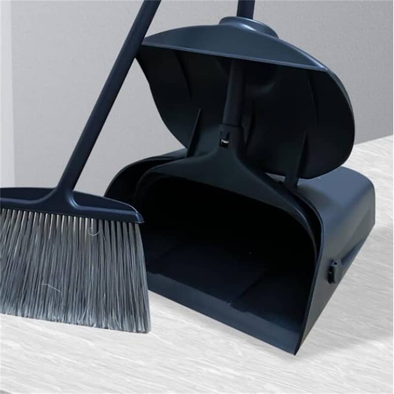 Broom Set Combination Household Soft Broom Plastic Dustpan Hair Free 2