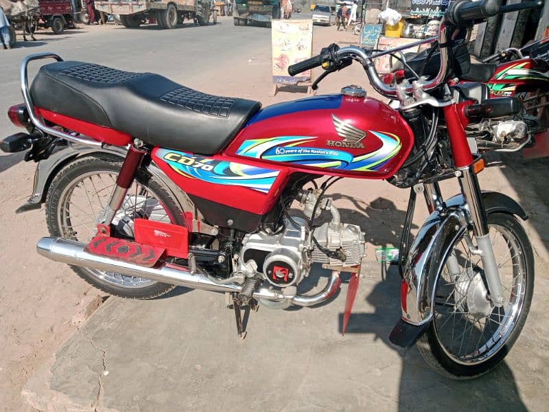 Honda CD 70 bike in new condition 1