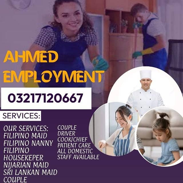 Filipino House Maid Cook Baby Sitter Nanny Chef Nurse Maid Available 10