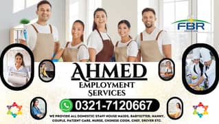 All Domestic Staff Available Maids Cook Nurse Baby Sitter Nanny Driver