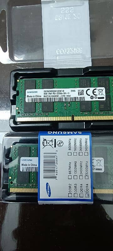 New 32GB (16x2) DDR4 Ram 3200mhz by Samsung for normal & gaming laptop 0