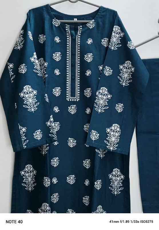 2pc Stitched Dress Velvet Khaddar Cotton Lawn 7