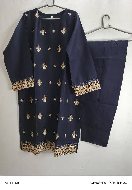 2pc Stitched Dress Velvet Khaddar Cotton Lawn 14