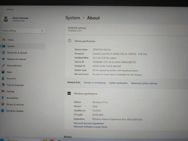 Core i5 Laptop 6th Generation made in Japan 1