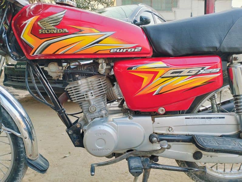 Honda CG125 2021 Karachi number brand new totally genuine condition ok 2