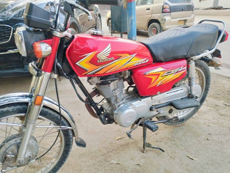 Honda CG125 2021 Karachi number brand new totally genuine condition ok 5