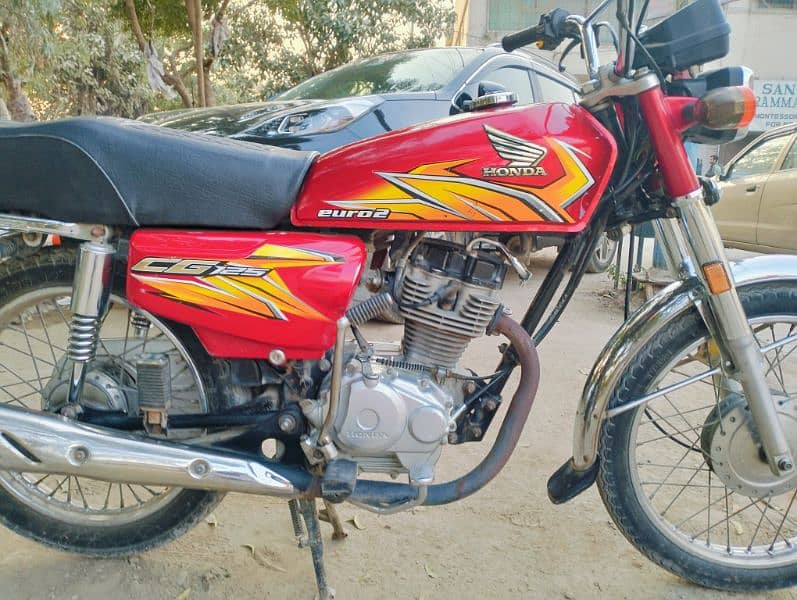 Honda CG125 2021 Karachi number brand new totally genuine condition ok 7