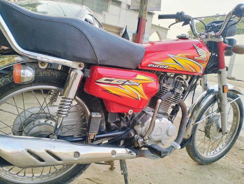 Honda CG125 2021 Karachi number brand new totally genuine condition ok 10