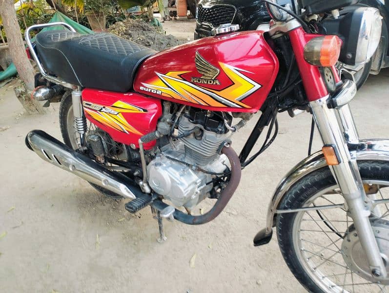 Honda CG125 2021 Karachi number brand new totally genuine condition ok 13