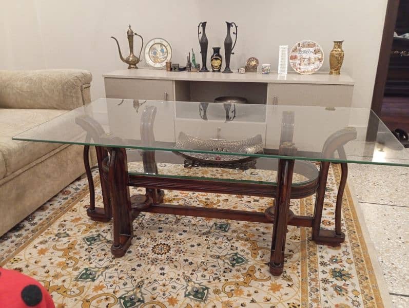 A very beautiful and pure wood center table is for sale 4