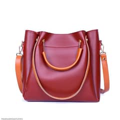 women's  pu leather palin handbag