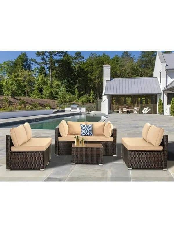 sofa set/iron sofa/4 seater roop sofa set/iron furniture/outdoor chair 8