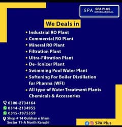 RO Plant Accessories, Parts - RO Plant Maintenance Experts