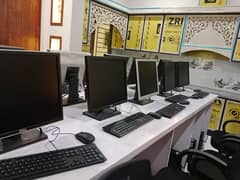 Dell computers with all accessories and computer tables ,office chairs