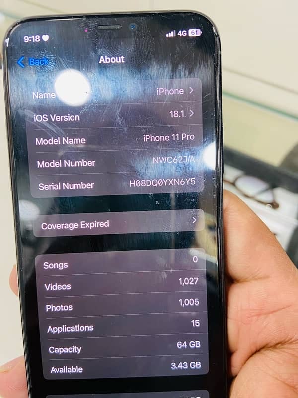 iphone 11 pro 64gb PTA Aproved 4