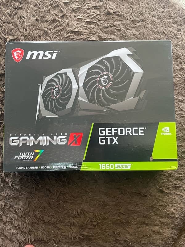 MSI GeForce GTX 1650 SUPER GAMING X  4GB 5