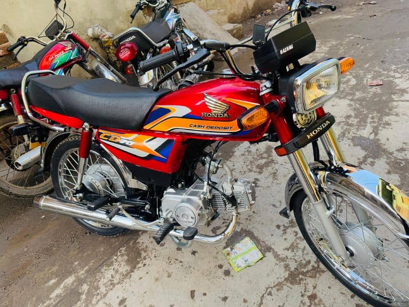 Honda CD 70 all ok 25 model ppki 25 ha Thora din phla li h 5