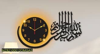 Wall clock  with Light With free hoee delivery