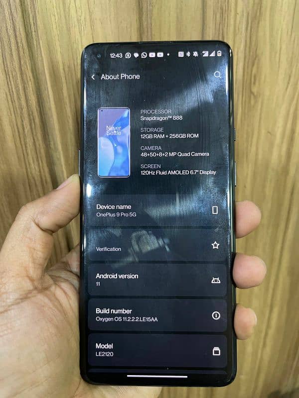 OnePlus 9pro 12/256 Dual Sim 1