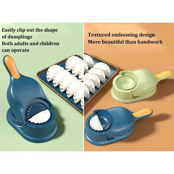 Multifunctional Manual Press 2-In-1 Dumpling Maker Set For Easy Home 5