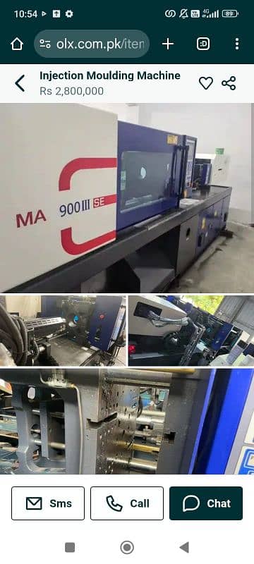 injection moulding machine 9