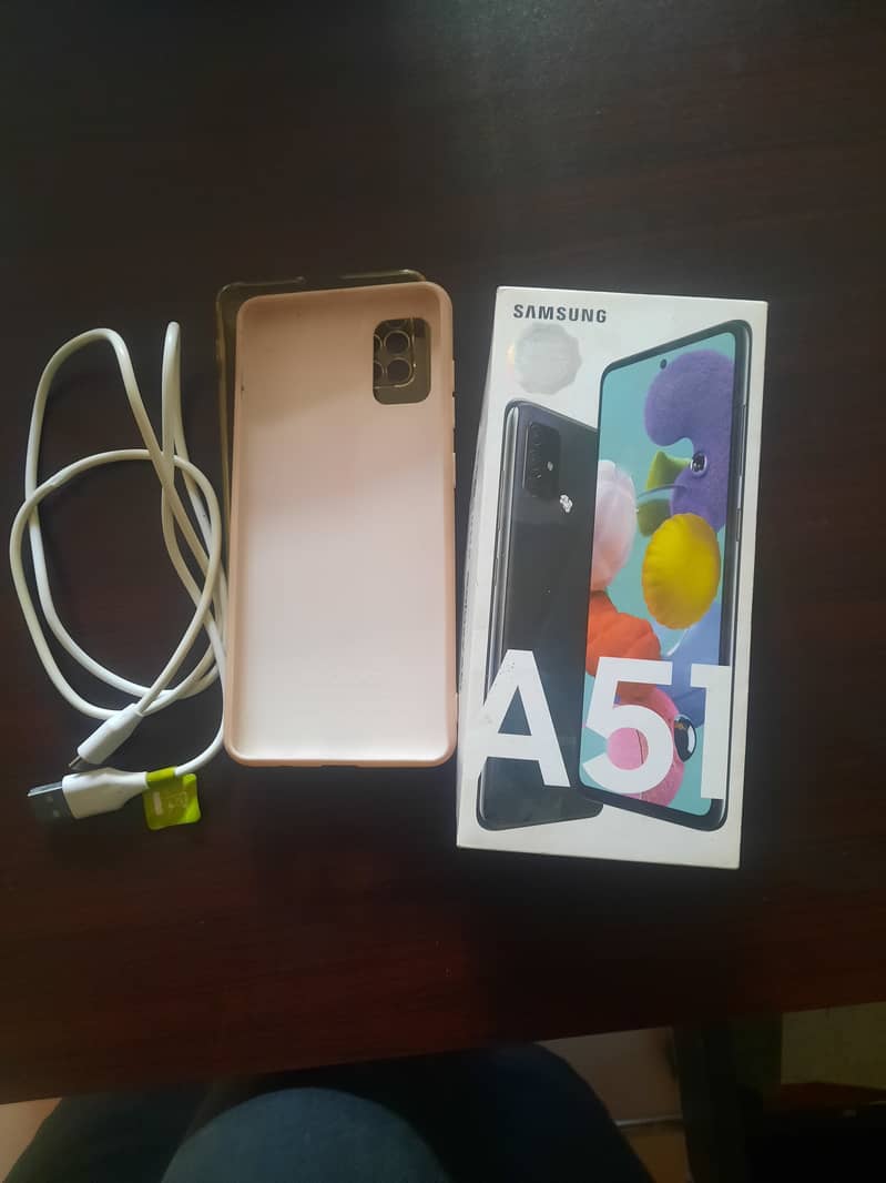 Samsung a51 with box's 6-128 1