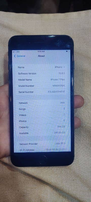 iphone 7 plus 256Gb Pta approved Ha 3