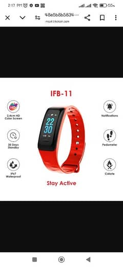 smart watch itel band ifb 11