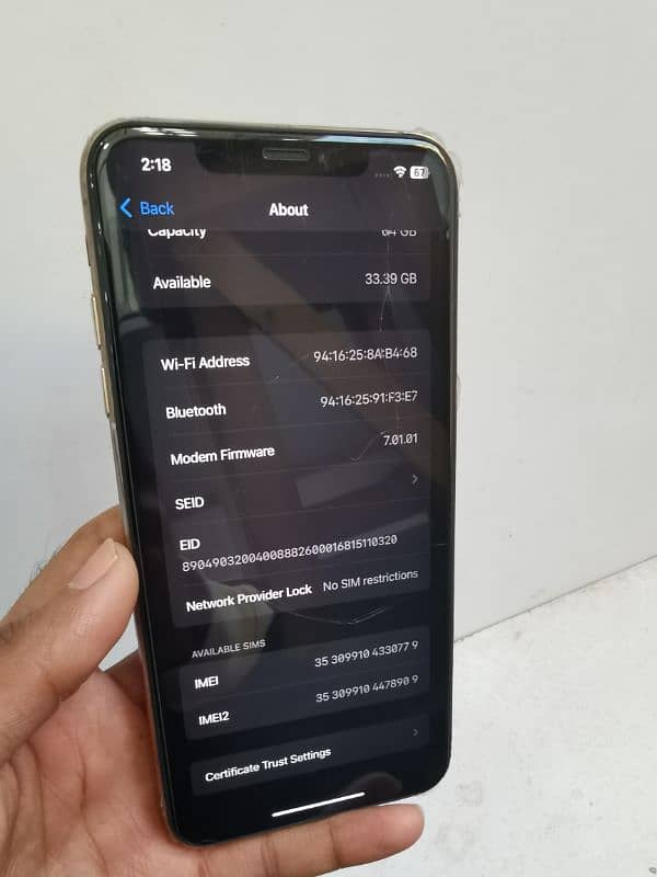 iphone xs max factory unlock 64 Gb 1