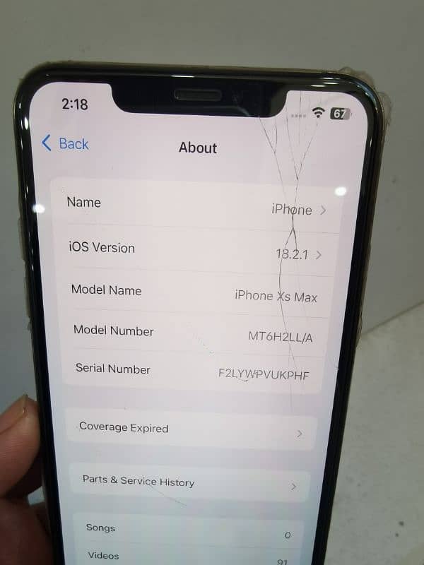 iphone xs max factory unlock 64 Gb 5