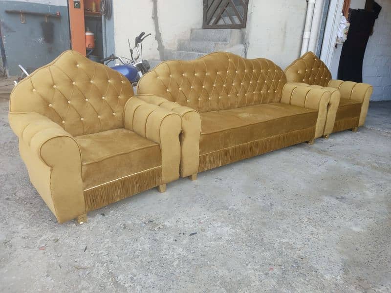 5 Ceter New sofa set/New design/ solid Kikar wood 1