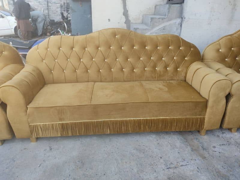 5 Ceter New sofa set/New design/ solid Kikar wood 3