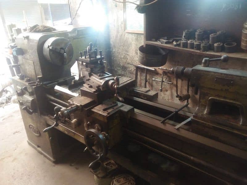 Lathe Machine, Welding plant and Big Drill Machine 1