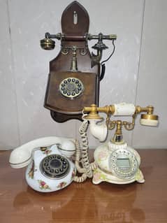 ANTIQUE WORLD TELEPHONES AND  HOUSE ITMS T. PHONE(ROYALALBRT)WORK