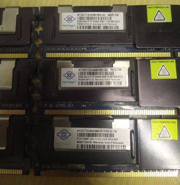 2x6 12GB DDR2 RAM 1