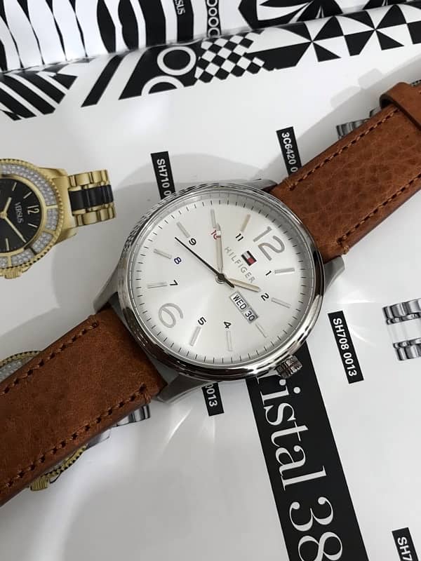 HILFIGER-BRAND NEW WATCH-RADO-OMEGA-ROLEX-CITIZEN-SEIKO-TAG-ARMANI-KOR 1