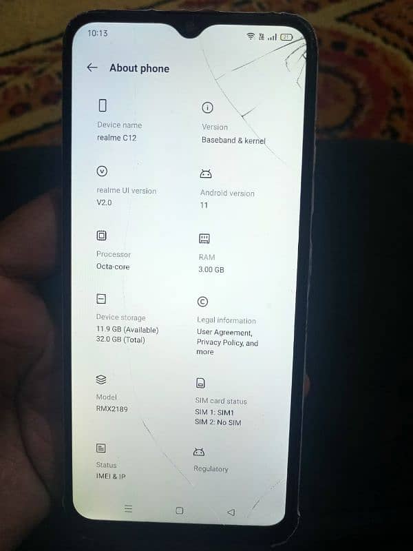 REALME c12 3/32 officially approved 0315/100/68/32 2