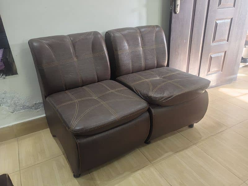 Two 1 seater sofa (used) 0