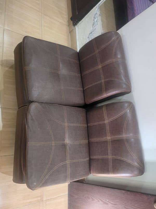 Two 1 seater sofa (used) 1