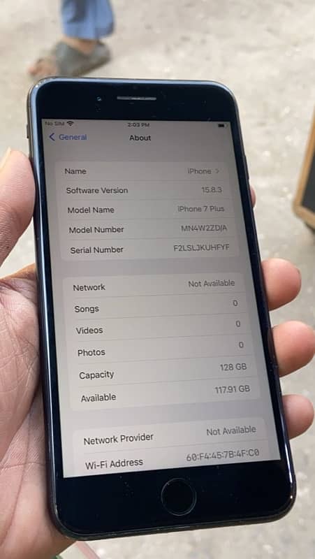 iPhone 7plus PTA approved 128gb 2