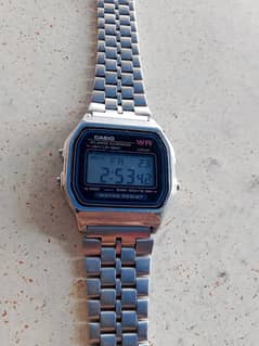 CASIO A159W Stainless Steel Back - Original Japanese