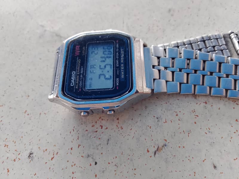 CASIO A159W Stainless Steel Back - Original Japanese 2