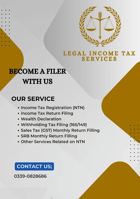 NTN Registration - Annual Return Filling - Income Tax Services 0