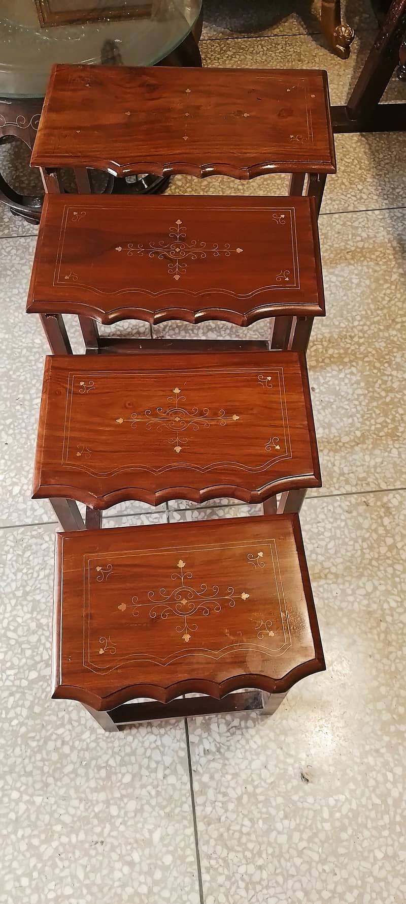 Tables for sale pure sheesham wood Nesting tables set for sale PERFECT 2