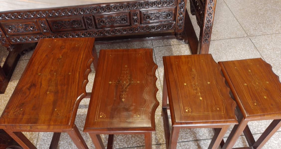 Tables for sale pure sheesham wood Nesting tables set for sale PERFECT 3