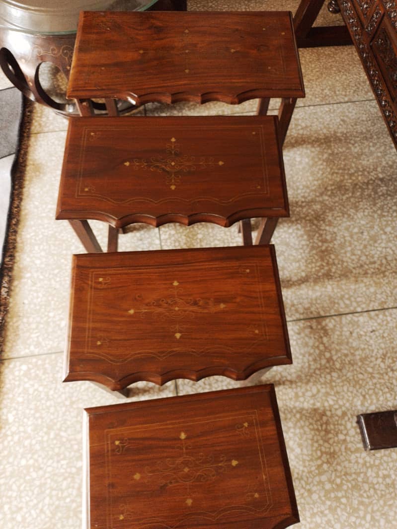 Tables for sale pure sheesham wood Nesting tables set for sale PERFECT 5