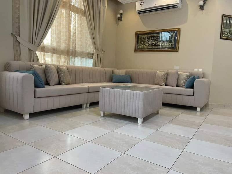 Corner sofa set / L shape sofa set / Molty foam / L shape sofa 10